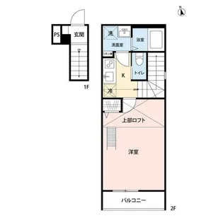 コートヤード砧【2階】の間取り