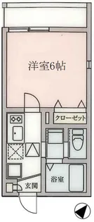 UNISON神宮前【1階】の間取り