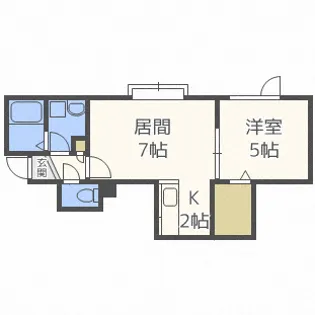 T&D【2階】の間取り