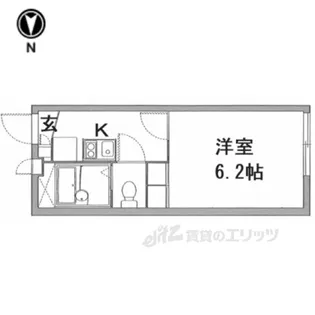 レオパレスドウマン【1階】の間取り