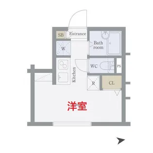 OJ HILLS FIRST【1階】の間取り