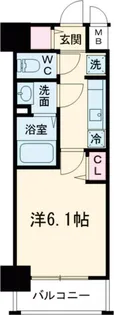 アドバンス神戸パーチェ【5階】の間取り