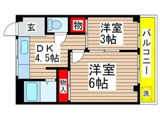 INAビル【2階】の間取り