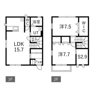 アルフェッカFの間取り