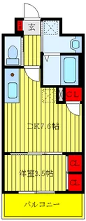 アクシーズタワー川口VIII【1階】の間取り