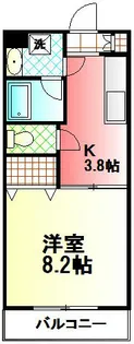 ジョワ ヴェルジェ【2階】の間取り