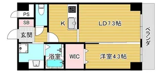 ファーシル千林【3階】の間取り