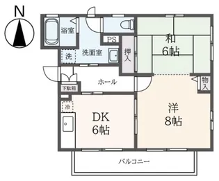 エトワールB【1階】の間取り