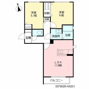 ディアノンstage II【2階】の間取り