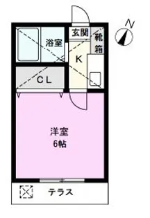 パティーナ南越谷III【1階】の間取り