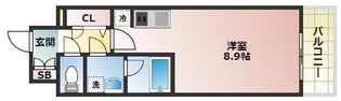 アーバネックス大阪城WEST【7階】の間取り
