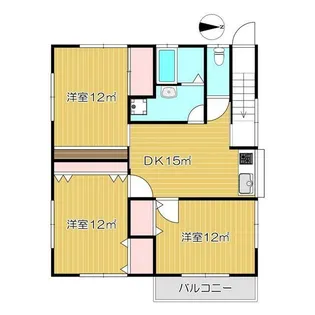 東横乙子テナント2F【2階】の間取り