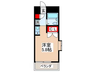 コーポ・ラフォーレ【4階】の間取り