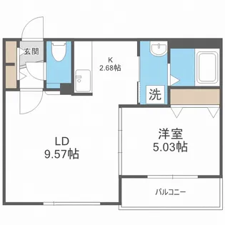 LILAC壱番館【3階】の間取り