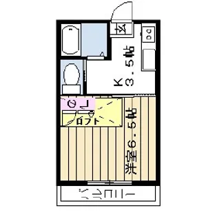 ローダンセA【2階】の間取り