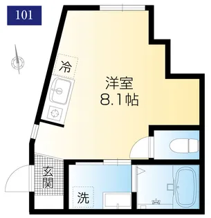 CS GARDEN 東村山【1階】の間取り