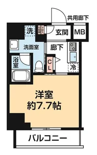 ARCOBALENO HORIKIRISHOBUEN【7階】の間取り
