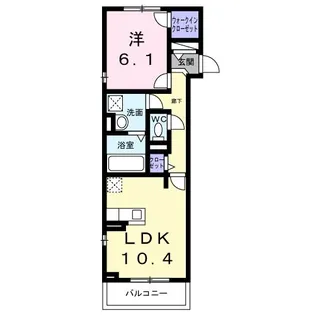 ヒカルサ神戸王塚台II【2階】の間取り