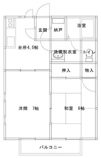 センチュリー潤【1階】の間取り