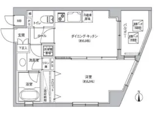 ザ・プレミアムスイート高田馬場【9階】の間取り