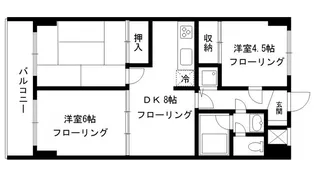 インペリアルハイアット壱番館【5階】の間取り