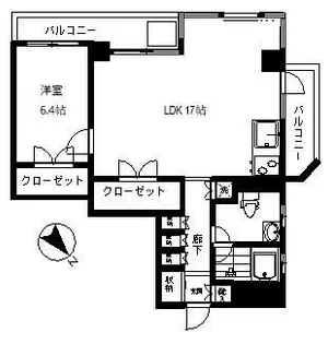 ヴィラ目黒本町【3階】の間取り