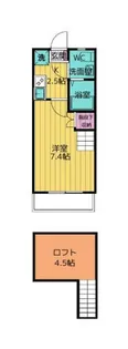 Fika 淵野辺【2階】の間取り