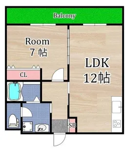 ハイツプライム【2階】の間取り