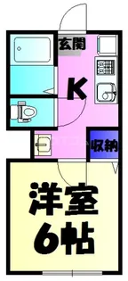メゾンドジュネス大森台【1階】の間取り