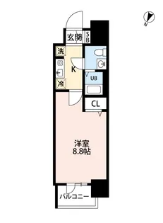 フィース蔵前【5階】の間取り