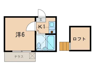 コ-ポトモ【1階】の間取り