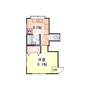 コーポハルク【2階】の間取り