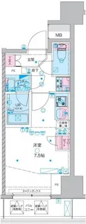 GENOVIA三郷駅前【14階】の間取り