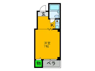 プレアール上住吉【3階】の間取り