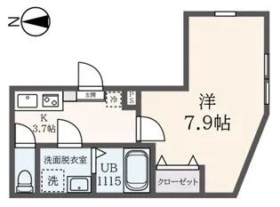 アリベルガーデンピア32番館【2階】の間取り