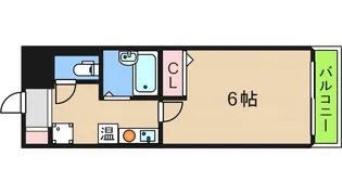 SWISS難波南【8階】の間取り