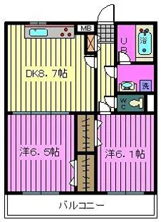 ブレイン ファミーユ【1階】の間取り