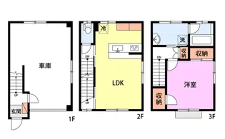 グレイス ドマーニ【1階】の間取り