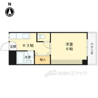 ハイツ南苑荘【2階】の間取り
