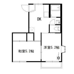 ブライトン東海岸【2階】の間取り