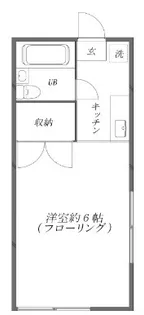 ウイローアパートメントハウス【2階】の間取り