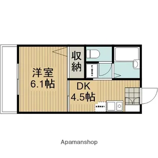フレグランス汐入【1階】の間取り
