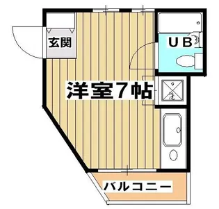 トライアングル【2階】の間取り