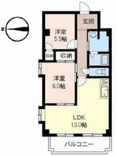 カーサグローリア【3階】の間取り