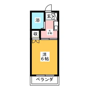 カーサ・ソシアルA棟【2階】の間取り