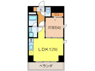 FRONTIER NAGOYA【5階】の間取り