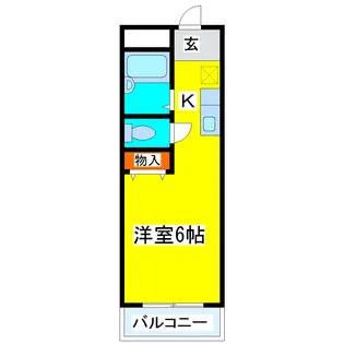 熊本県熊本市東区尾ノ上1【アパート】の間取り
