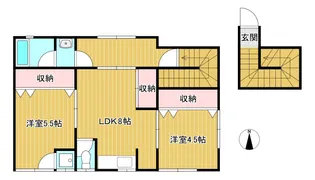 森野荘A【2階】の間取り