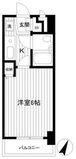 クリオ片倉町6番館【6階】の間取り