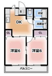 プロスペリティ【1階】の間取り